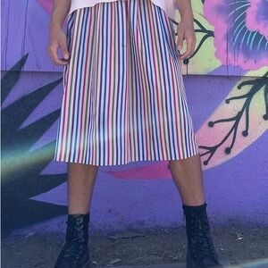 Striped Multicolor Vintage Skirt